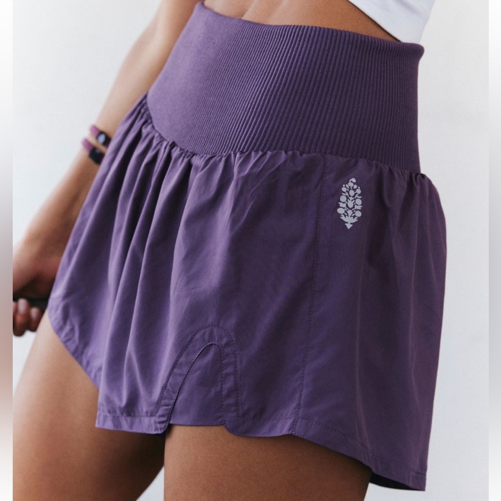 Purple Athletic Shorts for Women